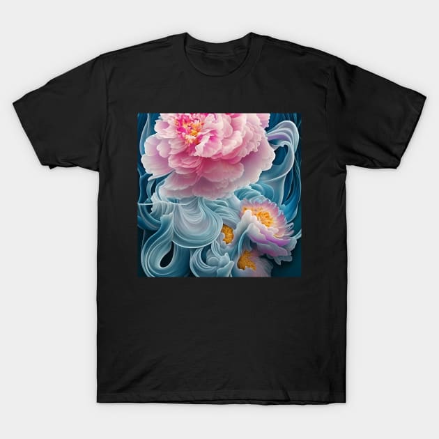 Flowing Flowers 46 T-Shirt by AmazingCorn